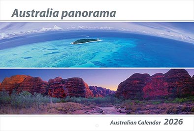Australia Panorama - wall calendar (265x385mm, spiral binding, $19.99AUD RRP)