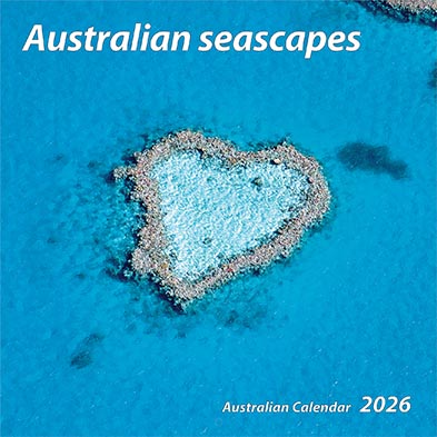 Australian seascapes - wall calendar (310x310mm, $19.99AUD RRP)