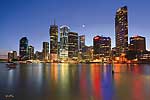 Brisbane skylines - Australia L086 (sizes: 400x600; 600x900; 900x1350mm)